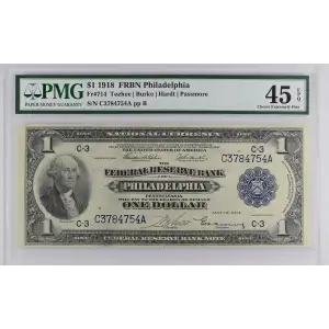 $1 1918  Federal Reserve Bank Notes 714