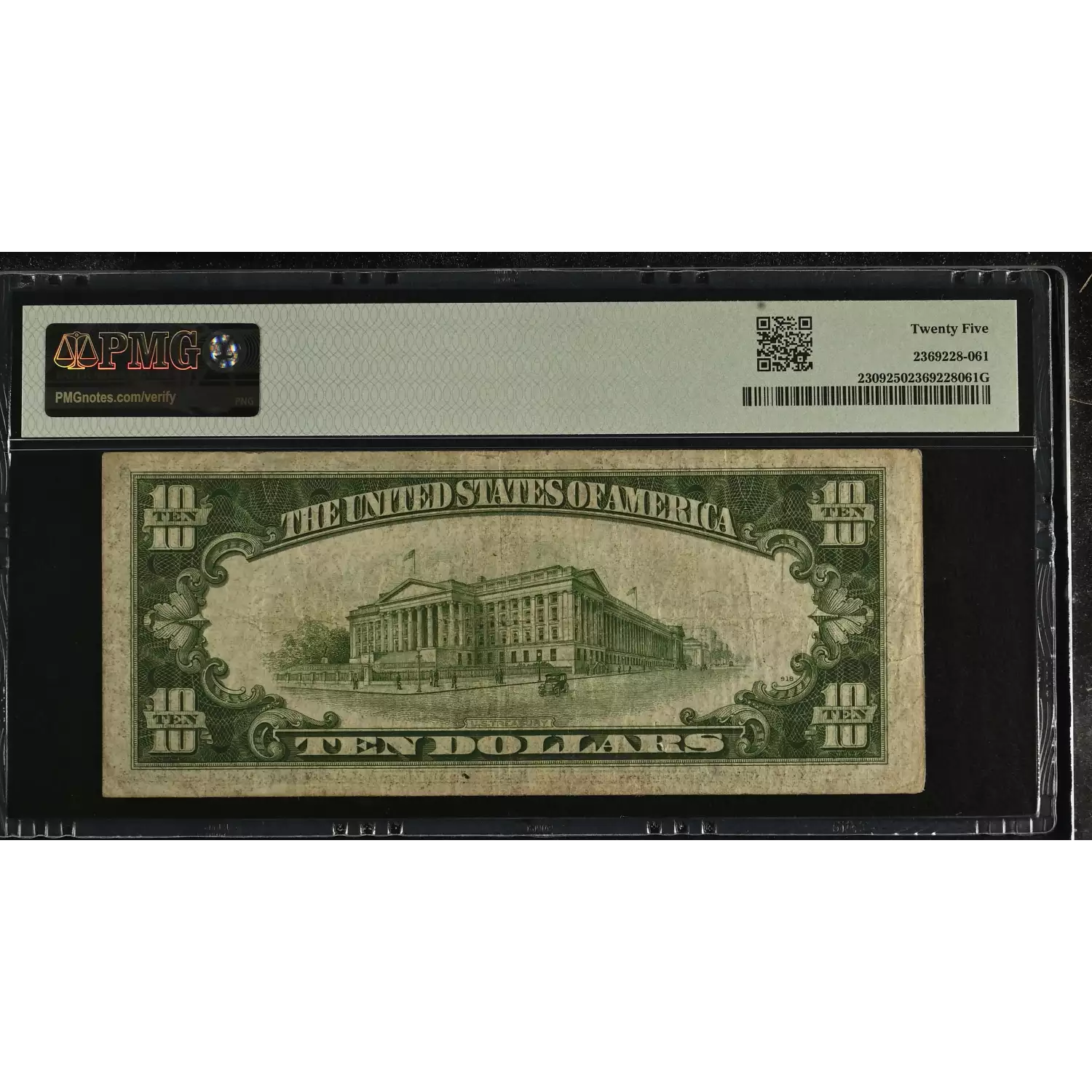 $10 1934-A yellow seal Emergency Notes Issued During WW2 2309 - Morton ...