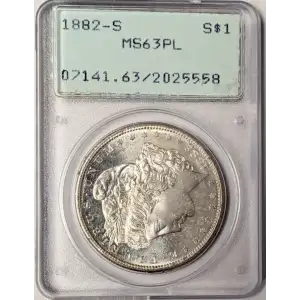 1882-S $1, PL