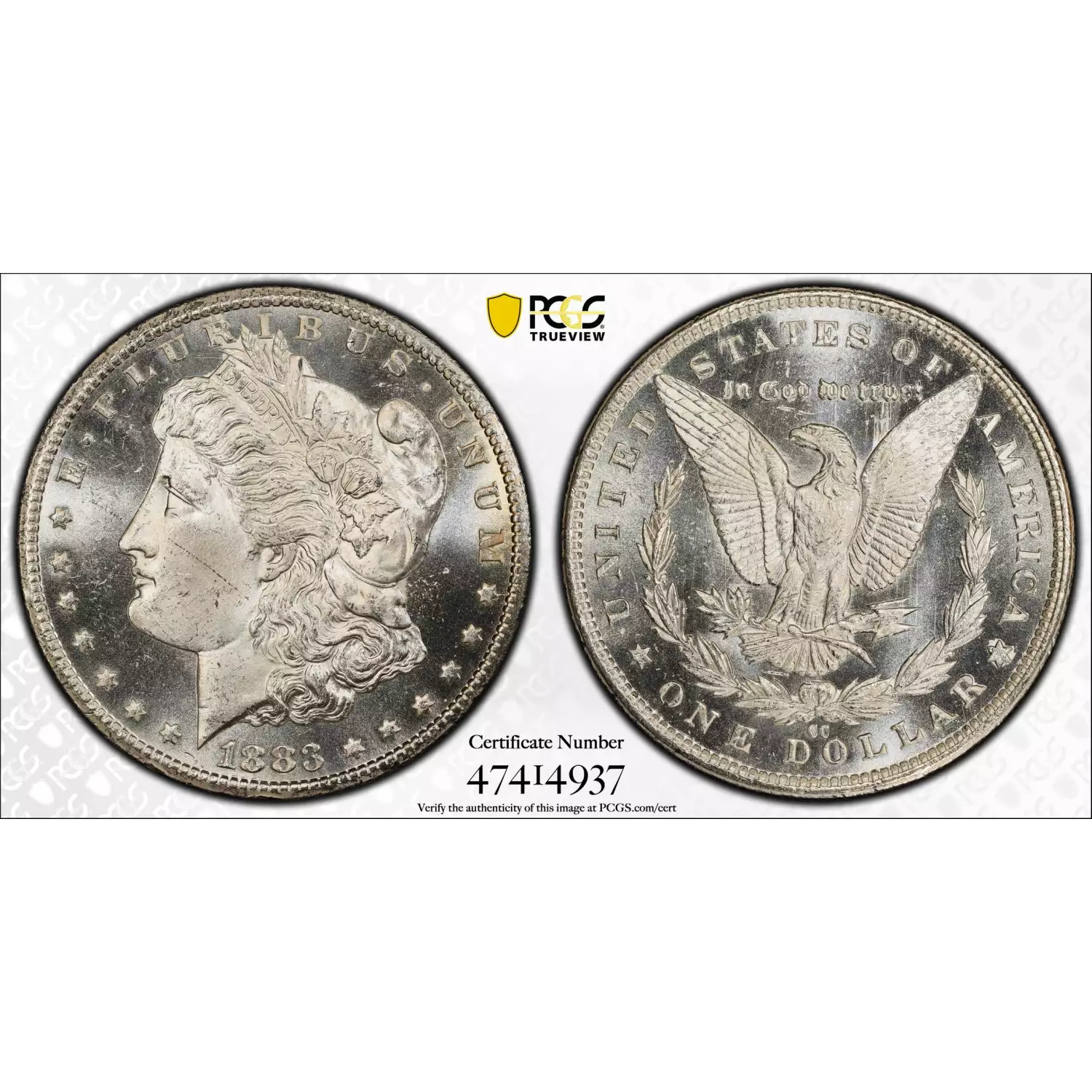 1883-CC $1, PL