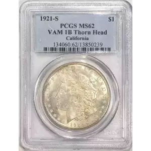 1921-S $1 VAM 1B Thorn Head