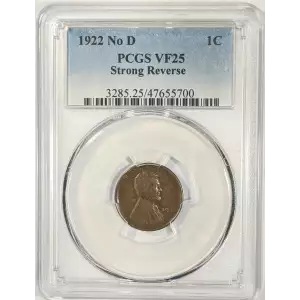1922 No D 1C Strong Reverse, BN