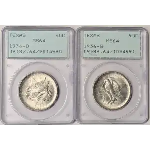 1936-D 50C Texas