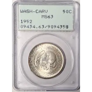 1952 50C Washington-Carver