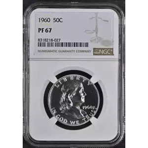 1960 Proof Franklin Half Dollar - NGC PF67 (2)