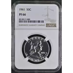 1961 Proof Franklin Half Dollar - NGC PF66 (3)