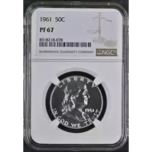 1961 Proof Franklin Half Dollar - NGC PF67 (2)