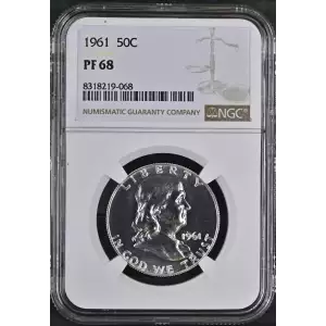 1961 Proof Franklin Half Dollar - NGC PF67 [DUPLICATE for #550014] (2)