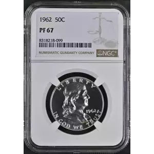 1962 Proof Franklin Half Dollar - NGC PF67 (2)