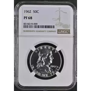 1962 Proof Franklin Half Dollar - NGC PF68 (2)