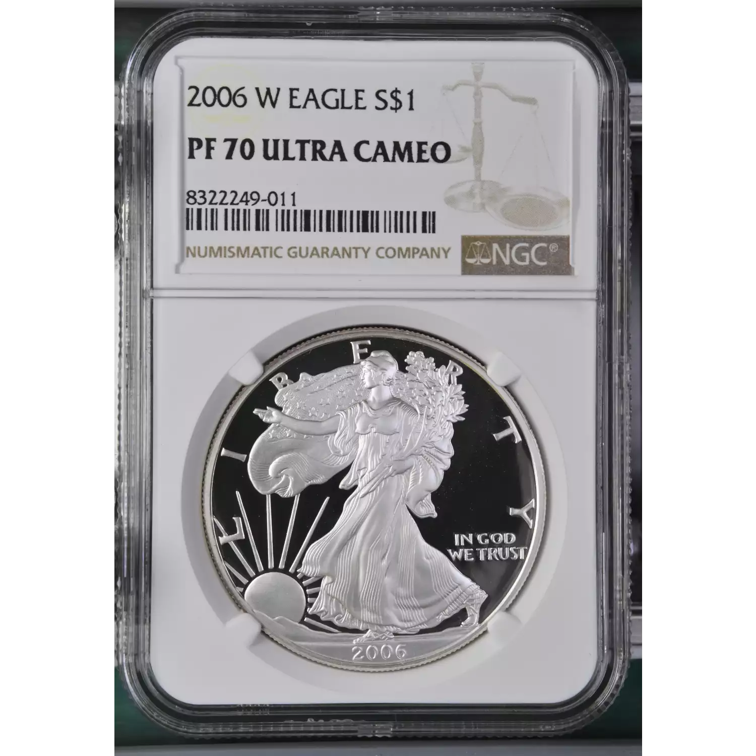 2006W Bullion Silver Eagles NGC PF70 ULTRA CAMEO 011 Morton Grove