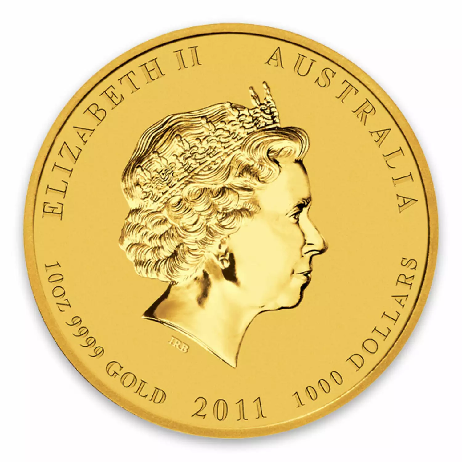 2011 10oz Australian Perth Mint Gold Lunar II: Year of the Rabbit (2)