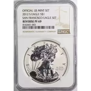 2012 S Reverse Proof Silver Eagle - NGC Reverse PF69 (2)
