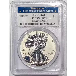 2013-W $1 Reverse Proof West Point Mint Set First Strike