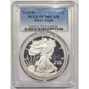 2015-W $1 Silver Eagle, DCAM