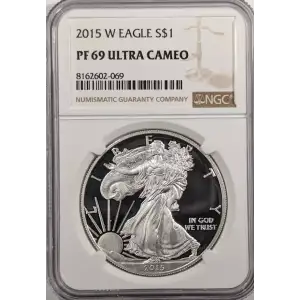 2015 W Proof Silver Eagle - NGC PF69 Ultra Cameo (5)