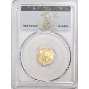 2017 $5 Gold Eagle First Edition 1 of 2,500