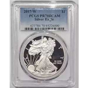 2017-W $1 Silver Eagle, DCAM