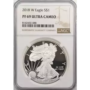 2018 W Proof Silver Eagle - NGC PF69 Ultra Cameo (3)