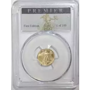 2021 $5 Gold Eagle - Type 2 Premier 1 of 100