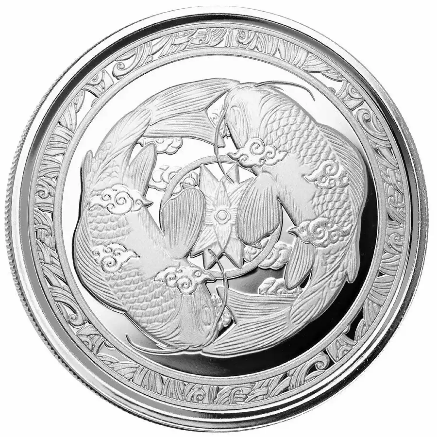 2023 Fiji Koi Fish 1 oz Silver Coin - In Capsule (2)
