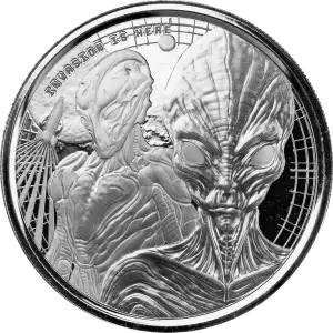 2023 Ghana Alien 1 oz Silver Coin - In Capsule (2)