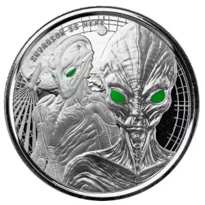 2023 Ghana Alien 1 oz Silver Proof Coin (3)