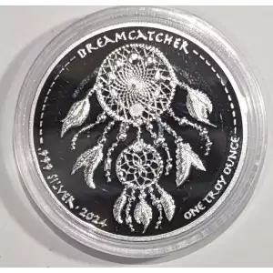2024 Sioux Nation Dream Catcher 1 oz Silver Coin - In Capsule (2)