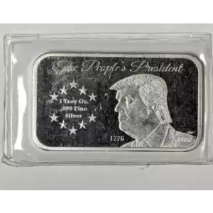 Donald Trump 1 oz .999 Silver Bar - The People's President (2)