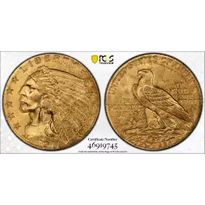Quarter Eagles---Indian Head 1908-1929 -Gold- 2.5 Dollar (2)