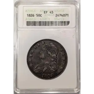 Half Dollars---Capped Bust, Lettered Edge 1807-1836 -Silver- 0.5 Dollar