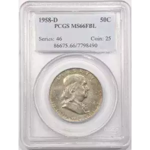 1958-D 50C, FBL