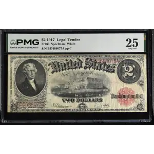 $2  Small Red, scalloped Legal Tender Issues 60 (2)