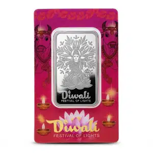 2026 PAMP Suisse Diwali Festival of Lights 1 oz Silver Bar in Assay