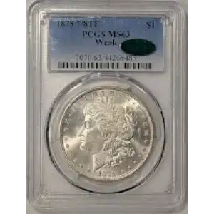 1878 7/8TF $1 Weak