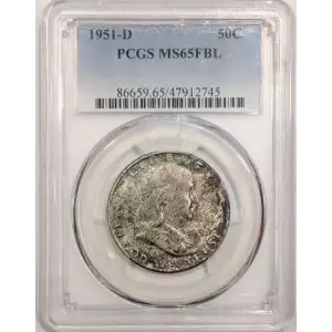 1951-D 50C, FBL